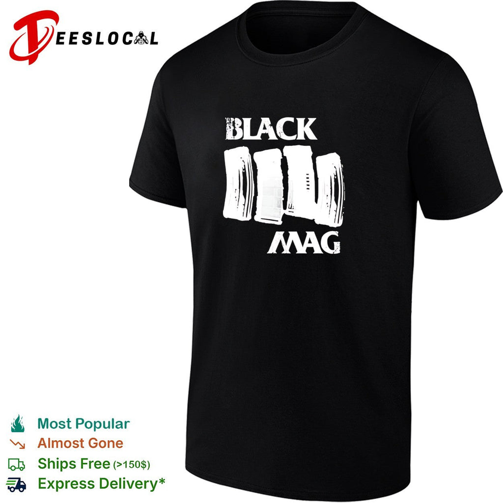 Three rifle magazines bold text gun rights statement shirt Unisex