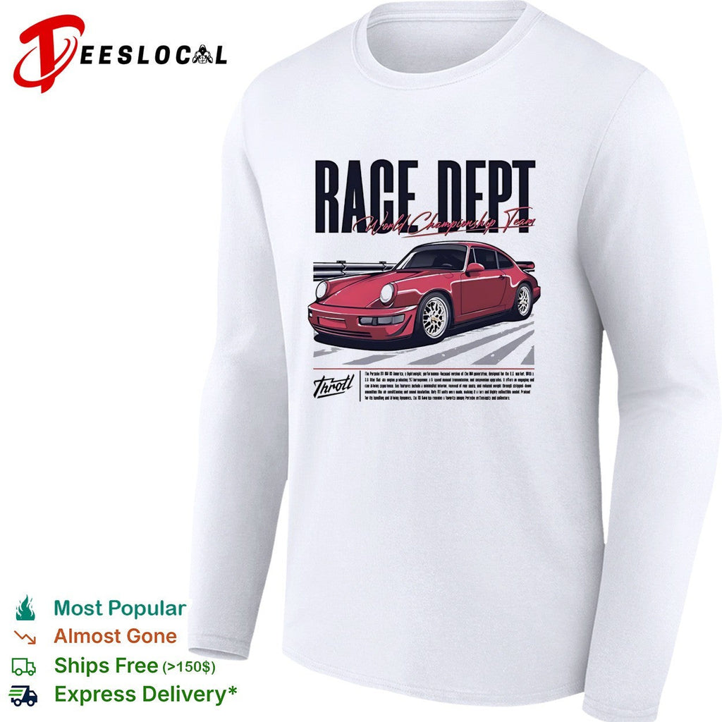 Throtl Race Dept Porsche 911 World Championship Team graphic shirt Unisex