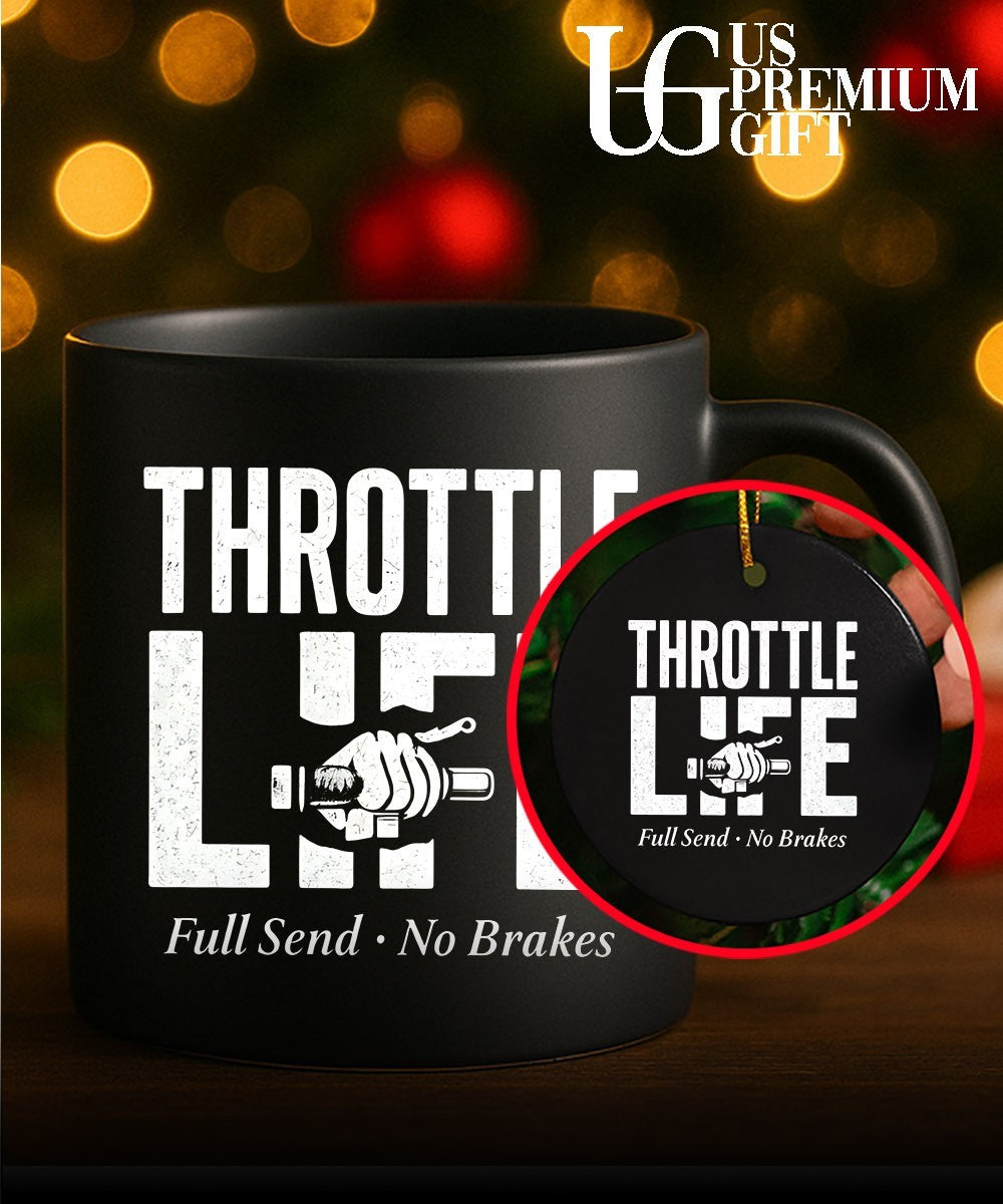 Throttle Life Full Send No Brakes shirt Unisex