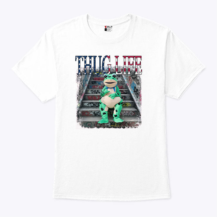 Thug Life Portland Frog Protest T Shirt Unisex