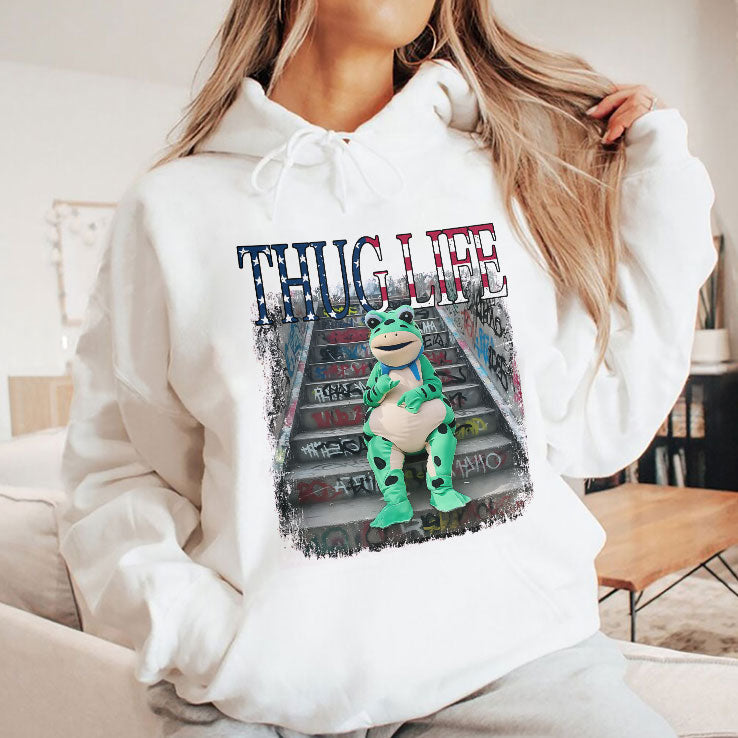 Thug Life Portland Frog Protest T Shirt Unisex