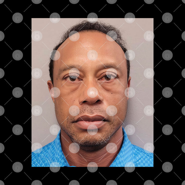 Tiger Woods Mugshot 2026 Tee Shirt Unisex