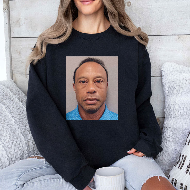 Tiger Woods Mugshot 2026 Tee Shirt Unisex