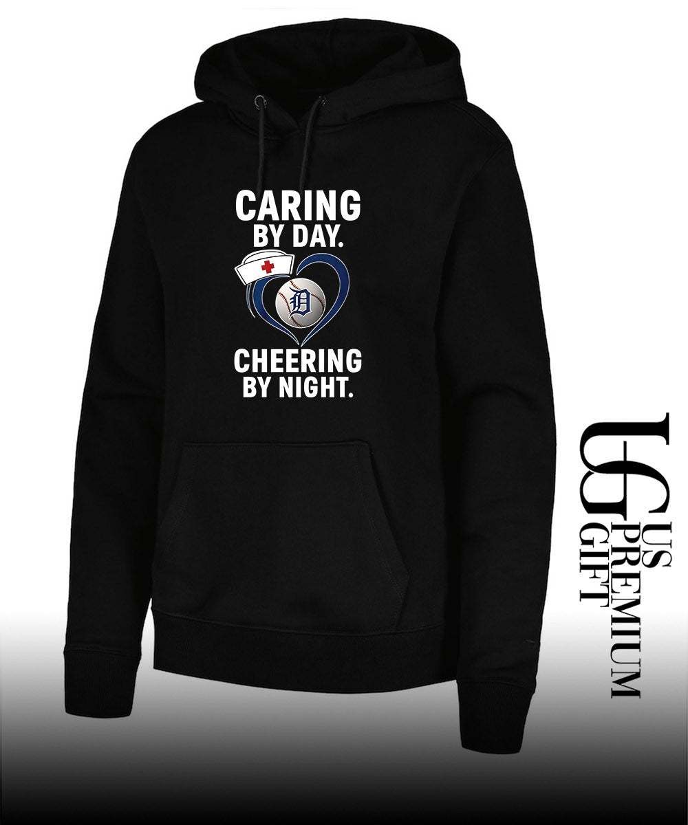 Tigers caring by day cheering by night shirt Unisex