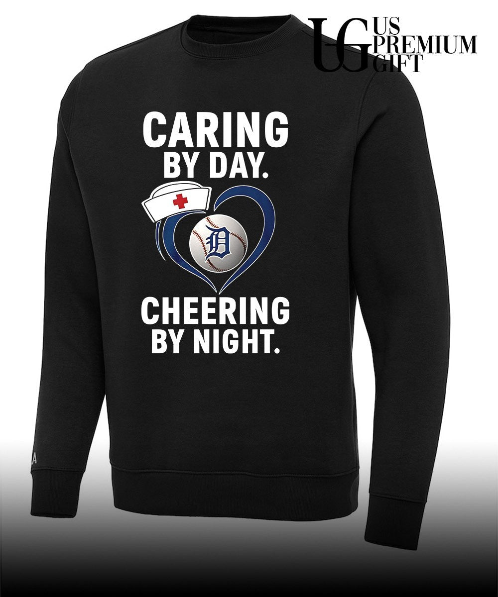 Tigers caring by day cheering by night shirt Unisex