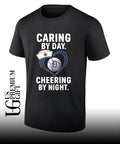 Tigers caring by day cheering by night shirt Unisex