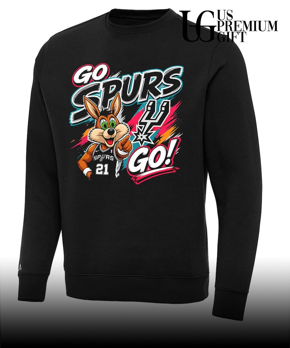 Tim Duncan San Antonio Spurs NBA Coyote Go Spurs Go shirt Unisex
