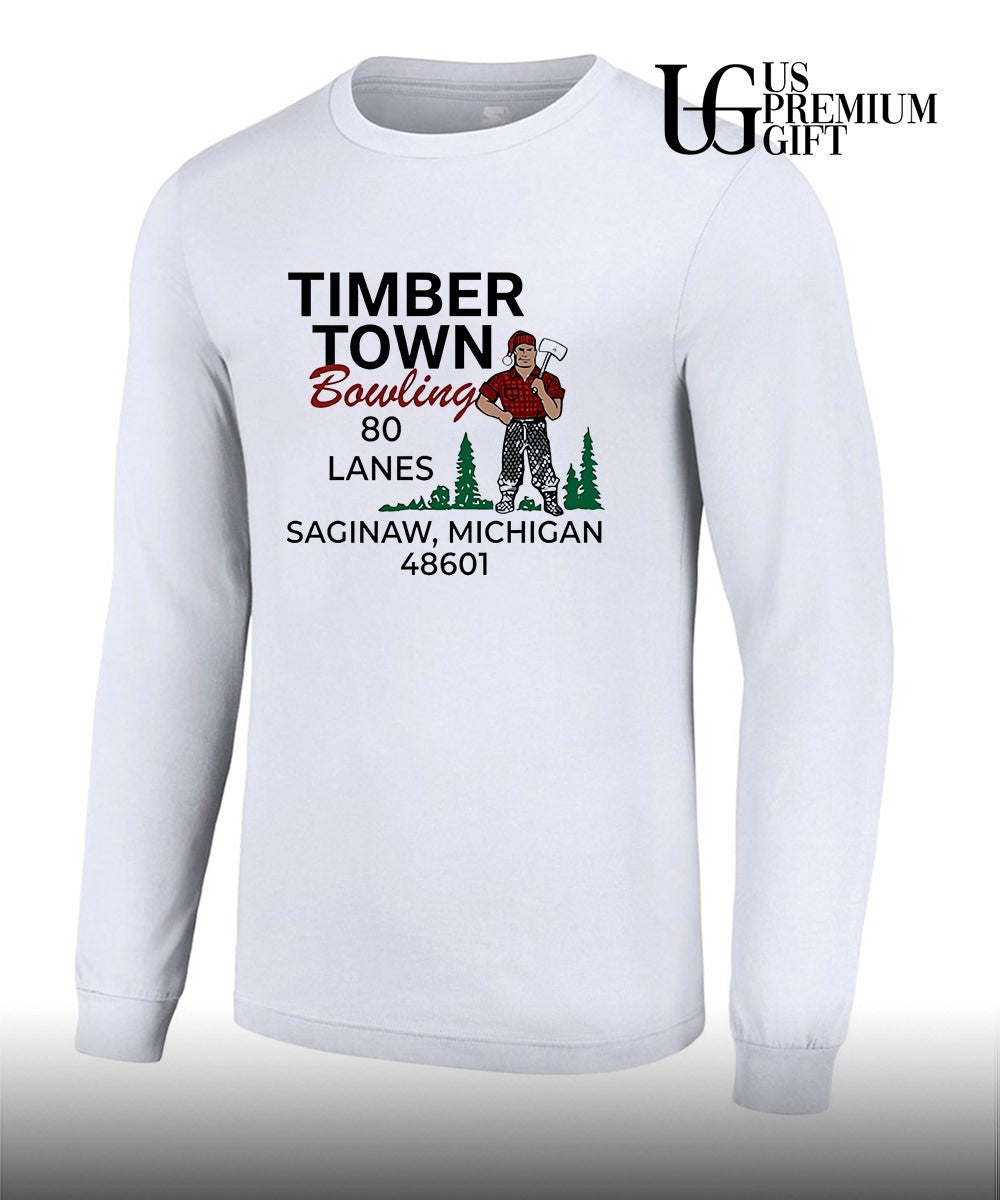 Timber Town Bowling in Saginaw Michigan shirt Unisex