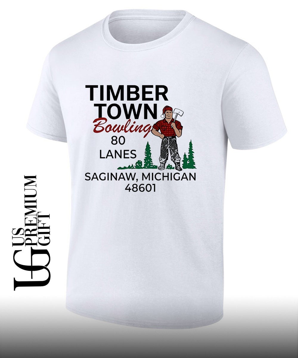 Timber Town Bowling in Saginaw Michigan shirt Unisex