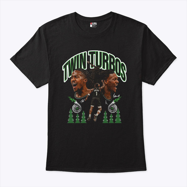 Minnesota Timberwolves Twin Turbos T Shirt Unisex
