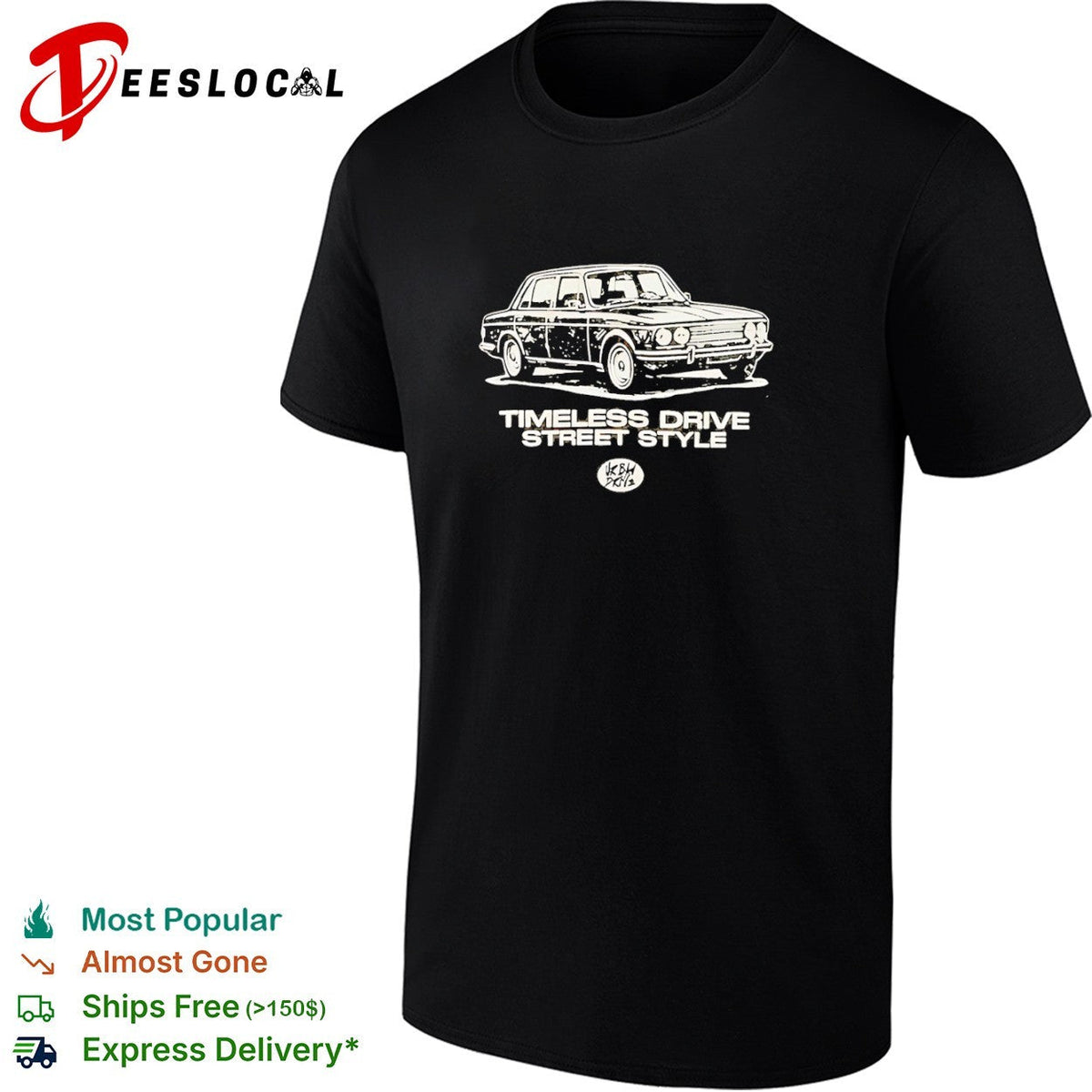 Timeless Drive Street Style Classic Sedan Car shirt Unisex