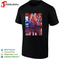 Times Square New York City massive crowd celebration night photo art shirt Unisex
