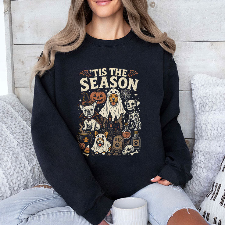 Tis The Season Halloween Dog T Shirt