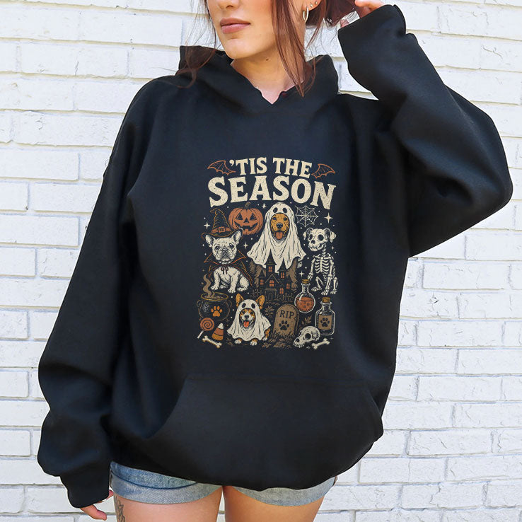 Tis The Season Halloween Dog T Shirt