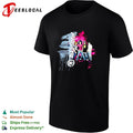 Tokio Hotel band group portrait pink paint splatter background graphic shirt Unisex