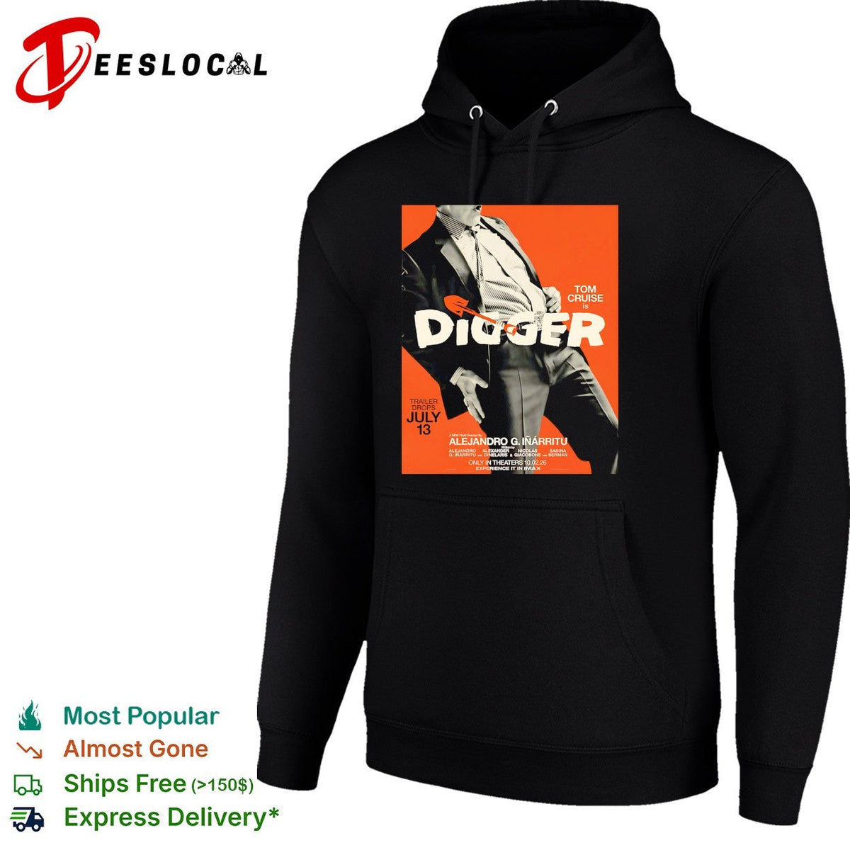 Tom Cruise Digger close up movie poster shirt Unisex