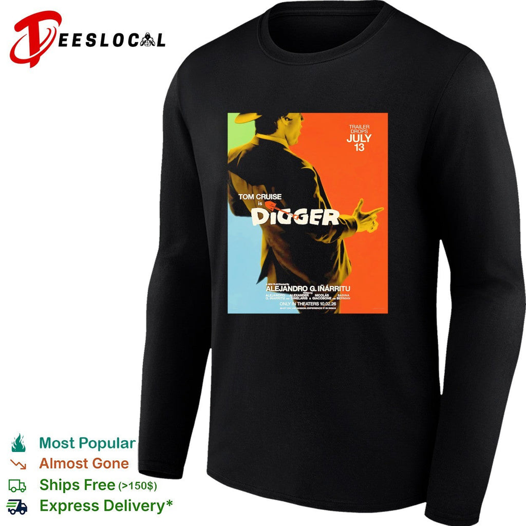 Tom Cruise Digger pointing finger movie poster shirt Unisex