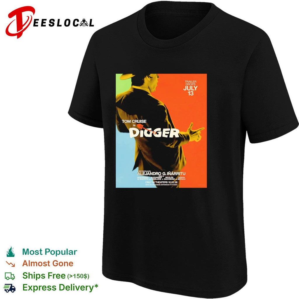 Tom Cruise Digger pointing finger movie poster shirt Unisex