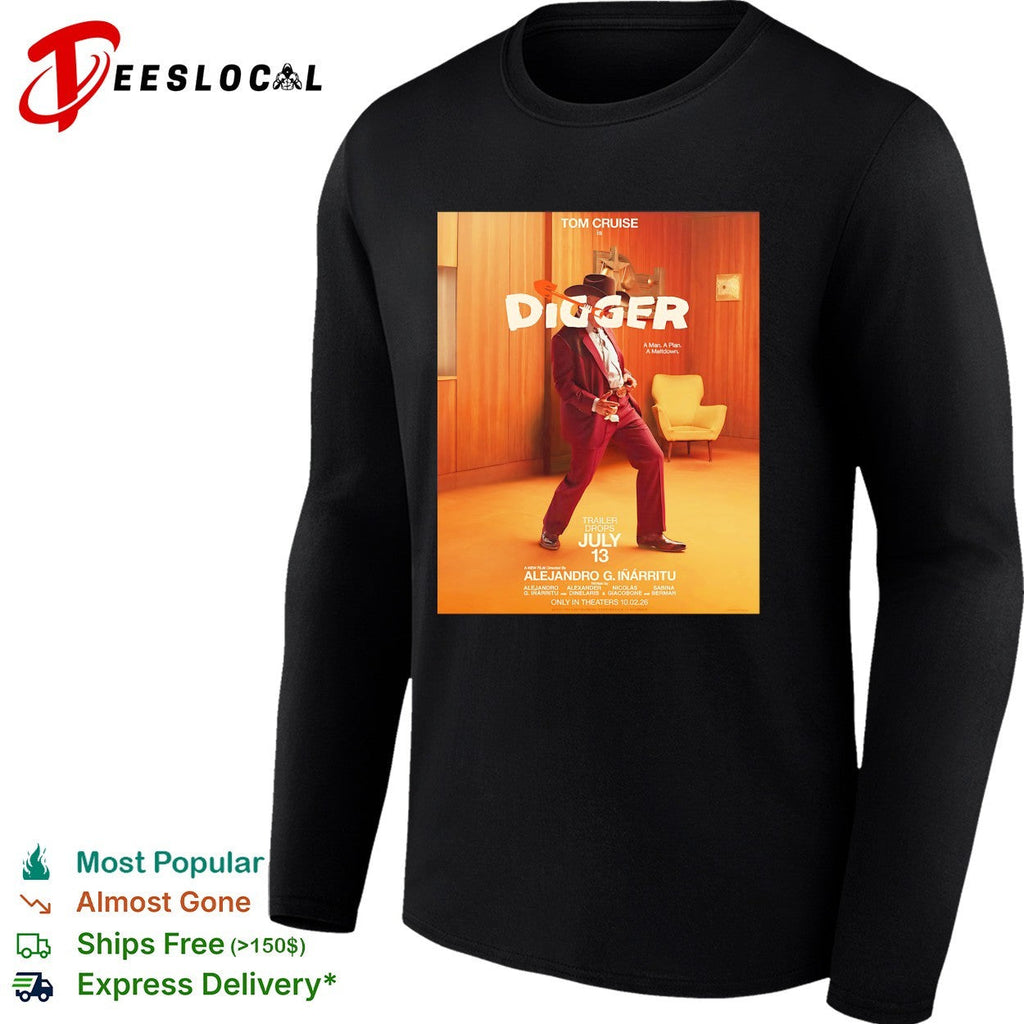 Tom Cruise Digger walking hallway movie poster shirt Unisex