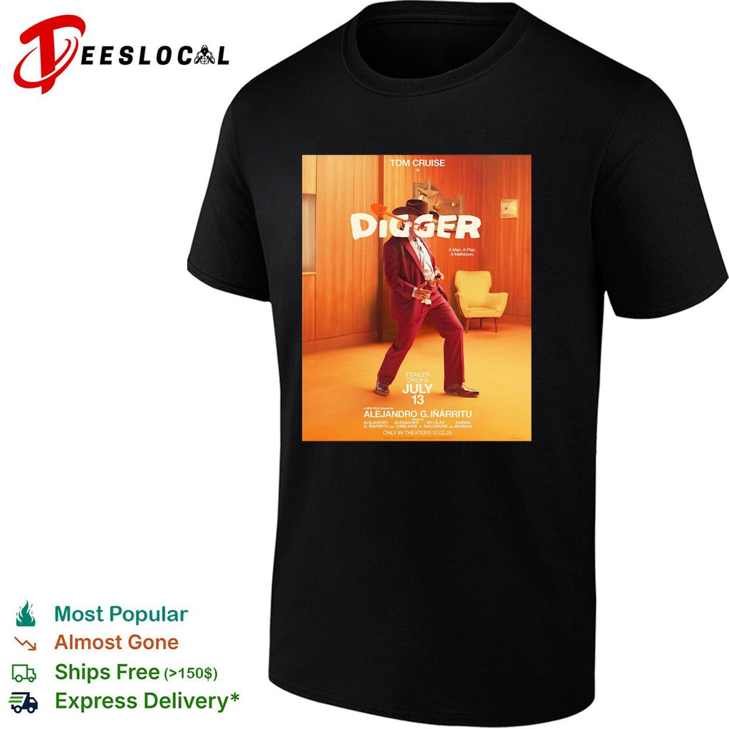 Tom Cruise Digger walking hallway movie poster shirt Unisex