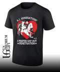 Tom of Finland Leather Man AI Generation I Prefer Gay Guy Penetration shirt Unisex
