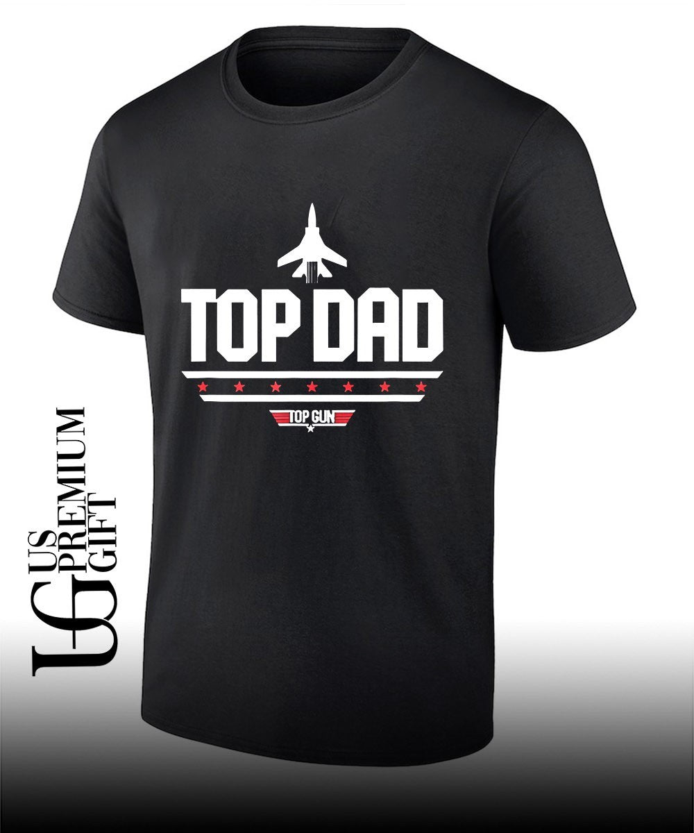 Dad Top Gun logo shirt Unisex