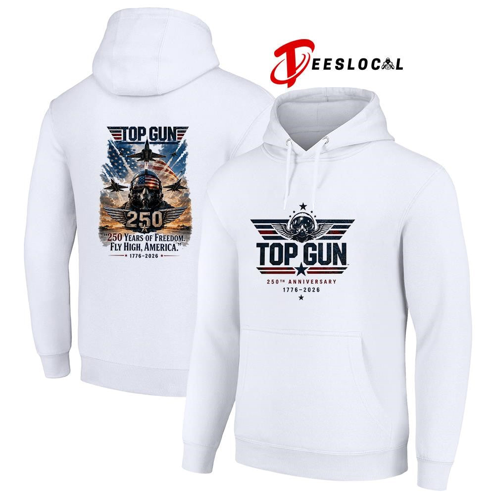 Gun 250 years anniversary of freedom fly high America graphic shirt Unisex