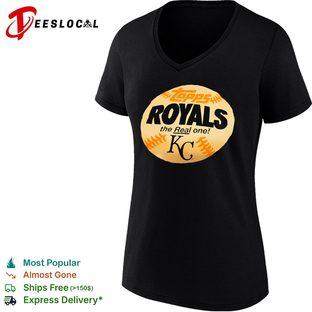 Topps Royals the Real one Kansas City Royals shirt Unisex