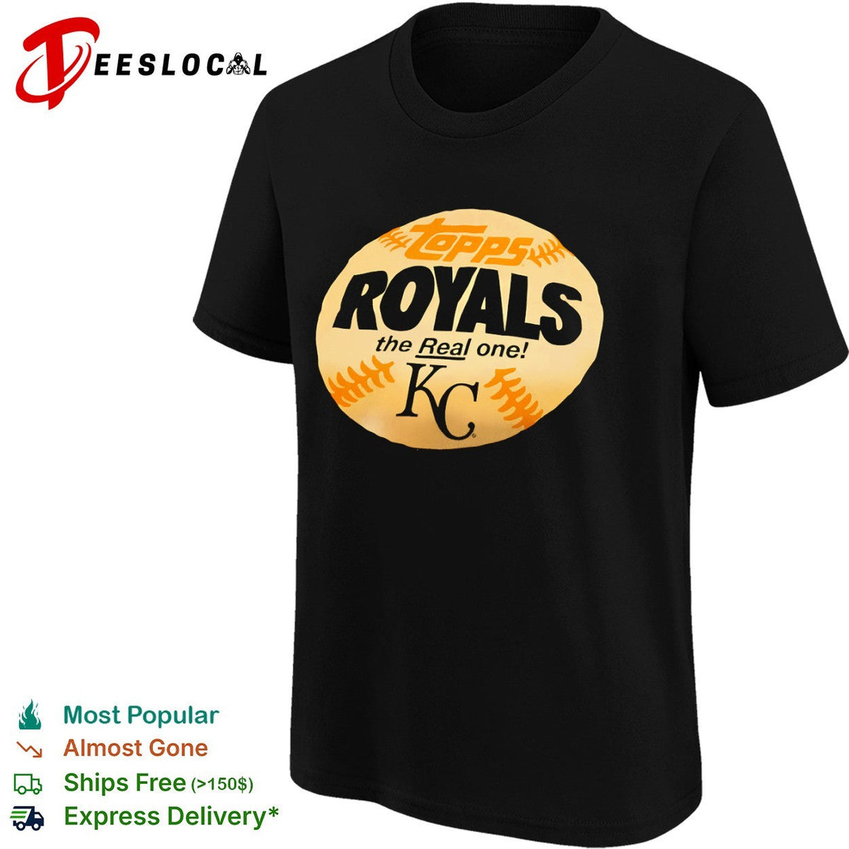 Topps Royals the Real one Kansas City Royals shirt Unisex