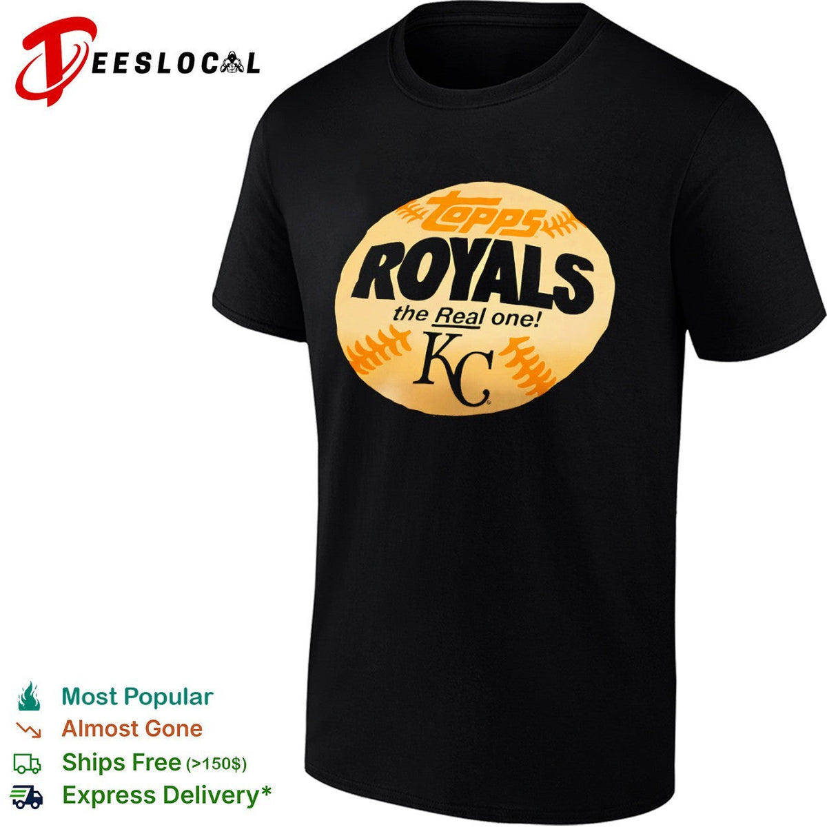 Topps Royals the Real one Kansas City Royals shirt Unisex