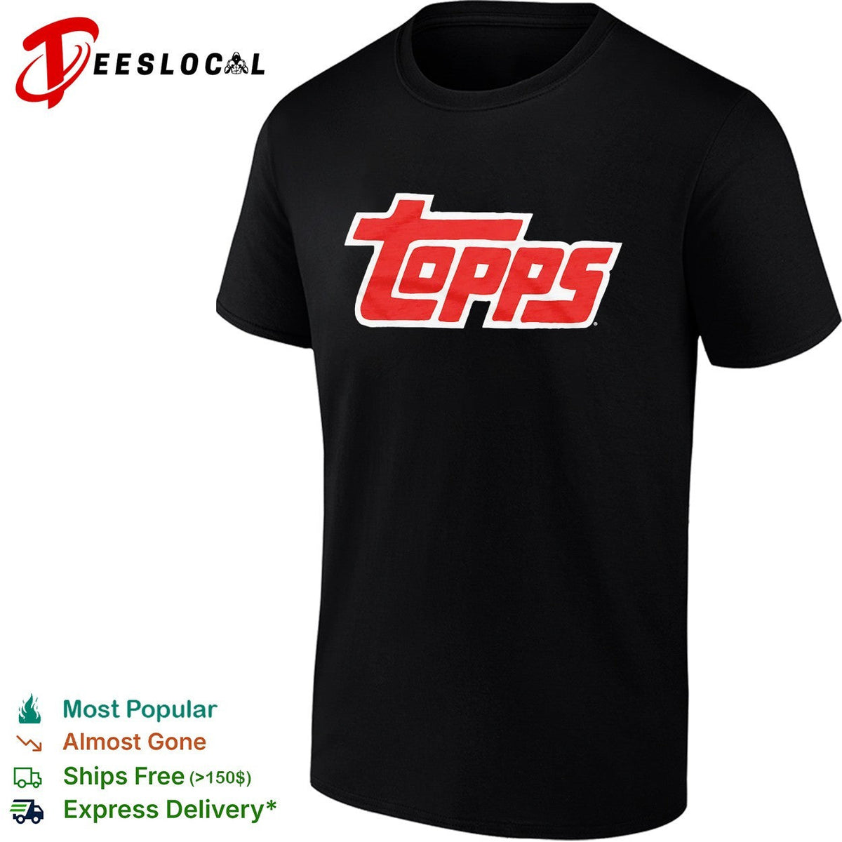Topps baseball card company logo vintage shirt Unisex