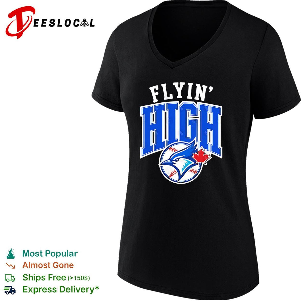 Toronto Blue Jays flyin high logo shirt Unisex