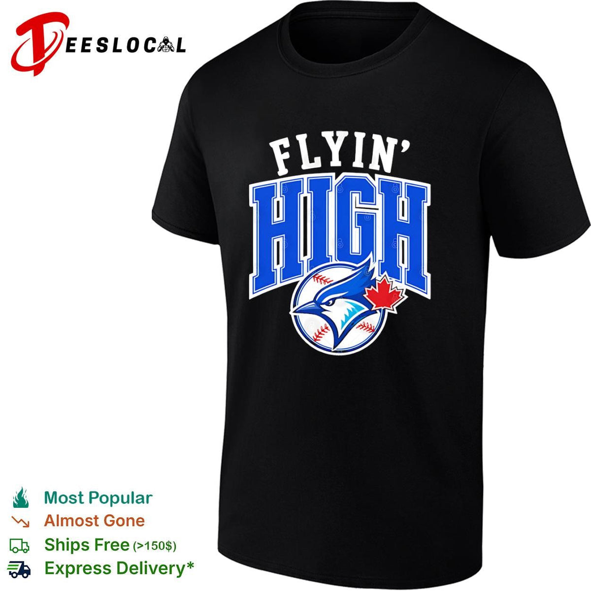 Toronto Blue Jays flyin high logo shirt Unisex