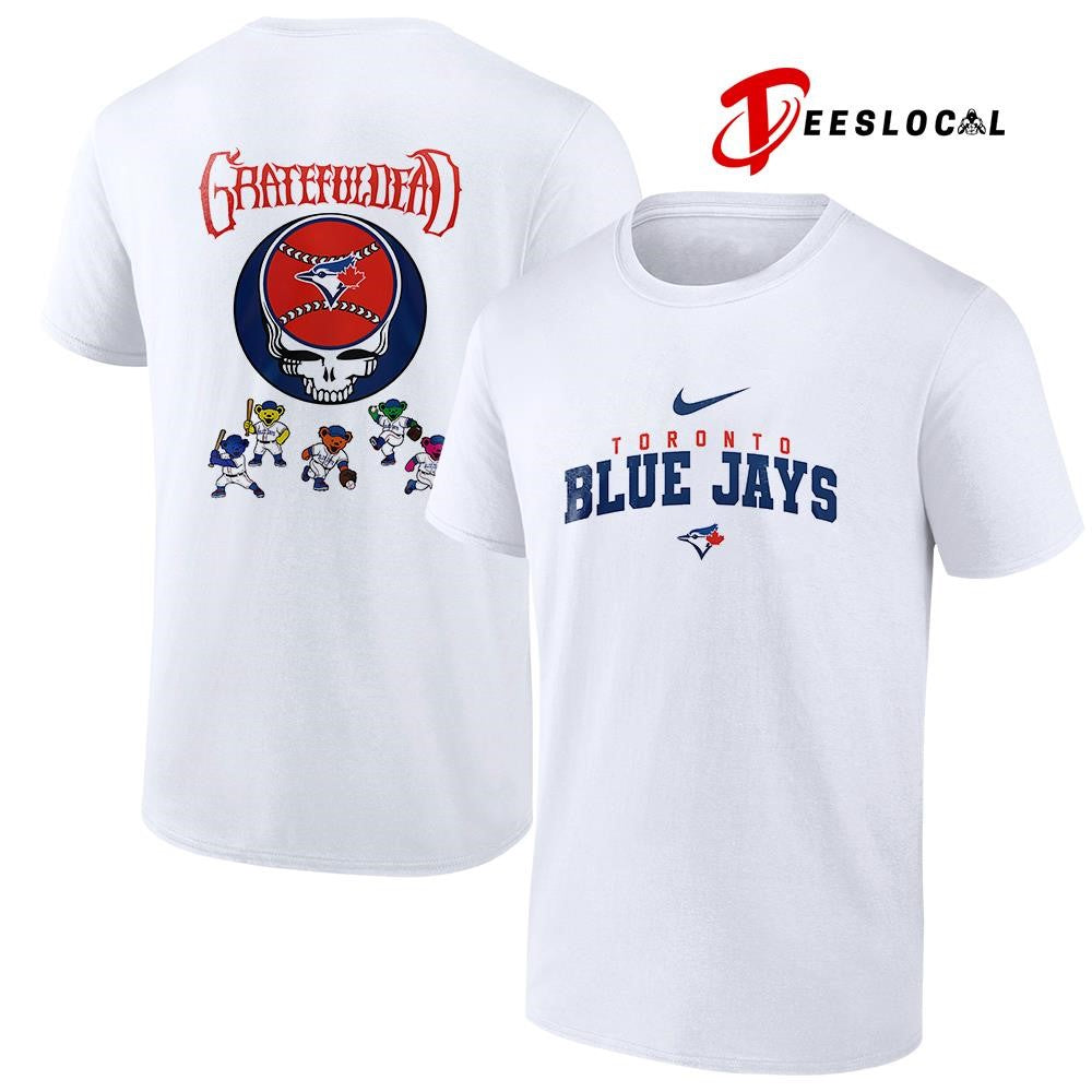Toronto Blue Jays x Grateful Dead bear mascot shirt Unisex