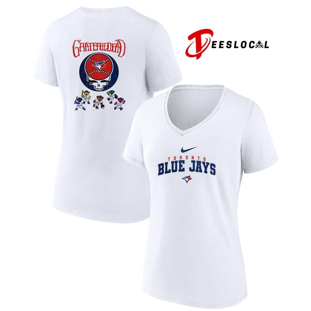 Toronto Blue Jays x Grateful Dead bear mascot shirt Unisex