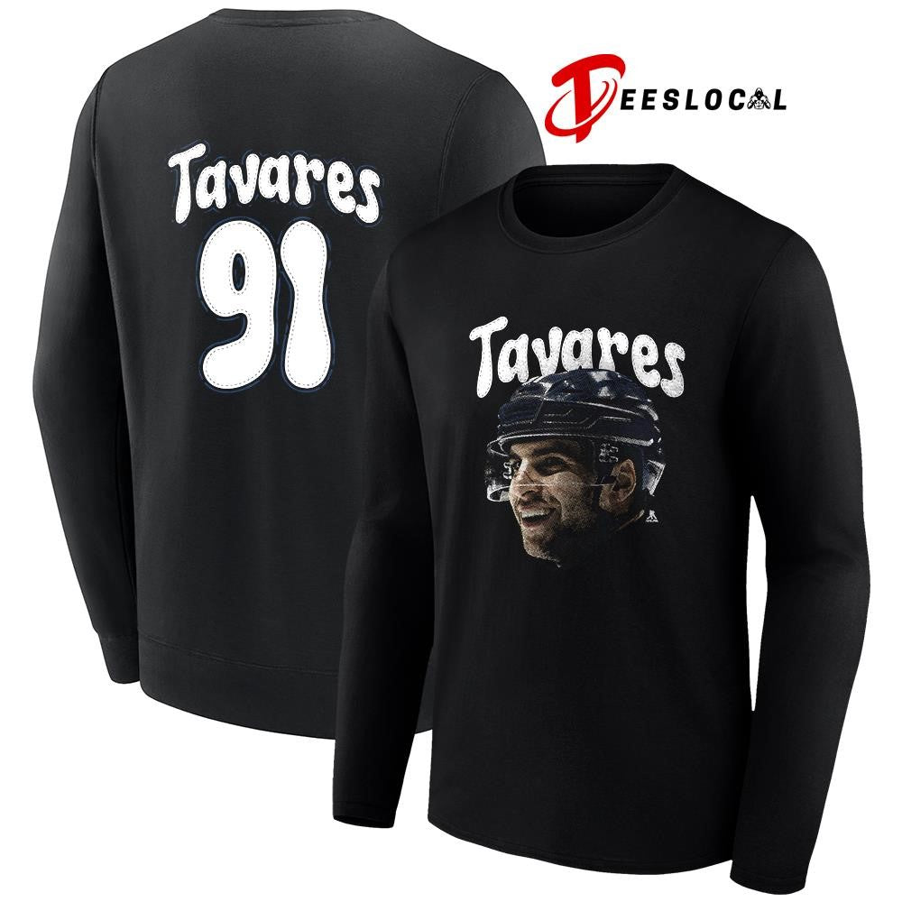 Toronto Maple Leafs John Tavares portrait name and number shirt Unisex
