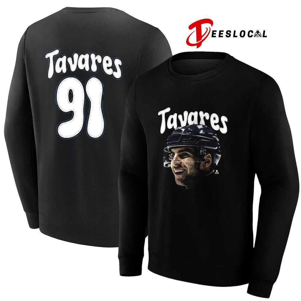 Toronto Maple Leafs John Tavares portrait name and number shirt Unisex