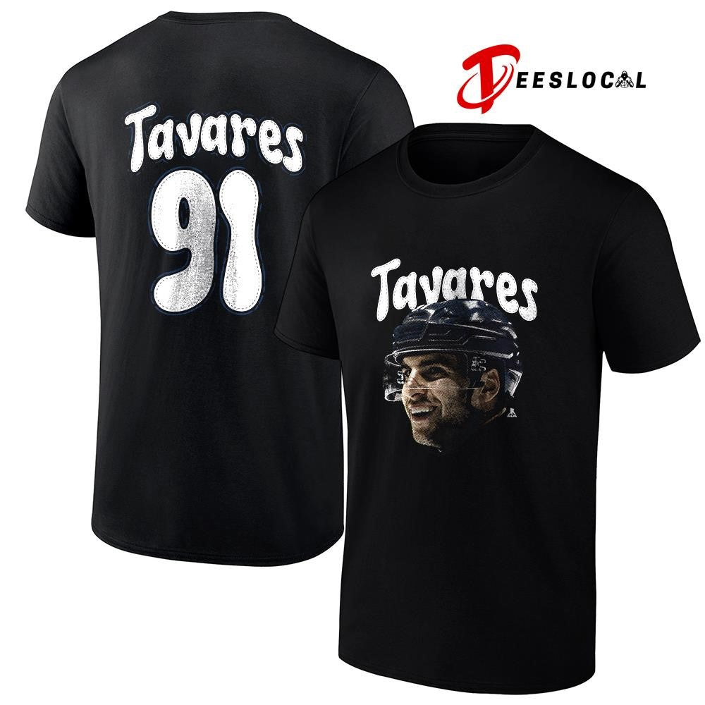 Toronto Maple Leafs John Tavares portrait name and number shirt Unisex