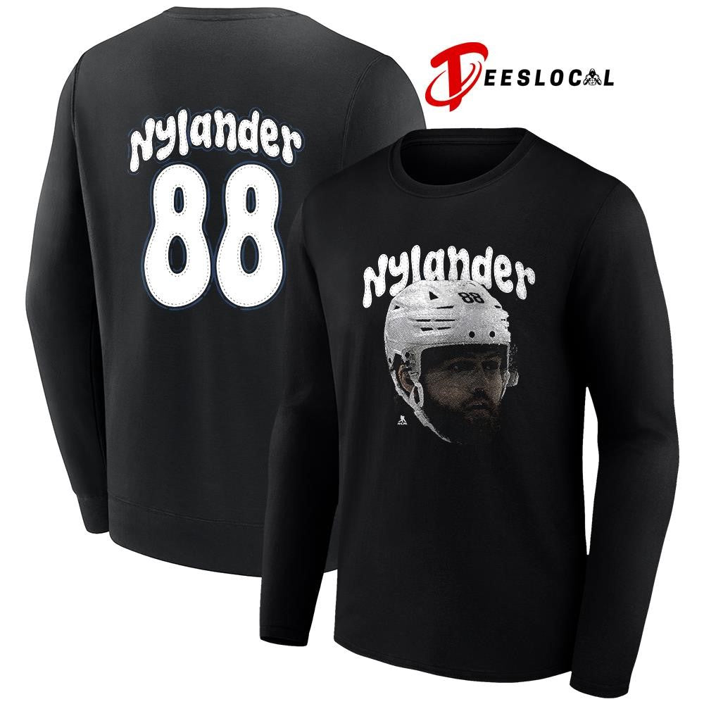 Toronto Maple Leafs William Nylander portrait name and number shirt Unisex