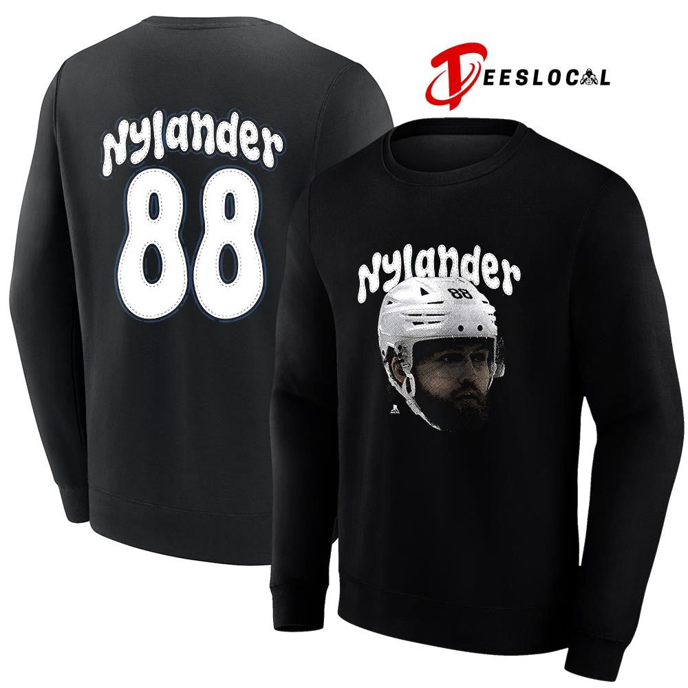 Toronto Maple Leafs William Nylander portrait name and number shirt Unisex
