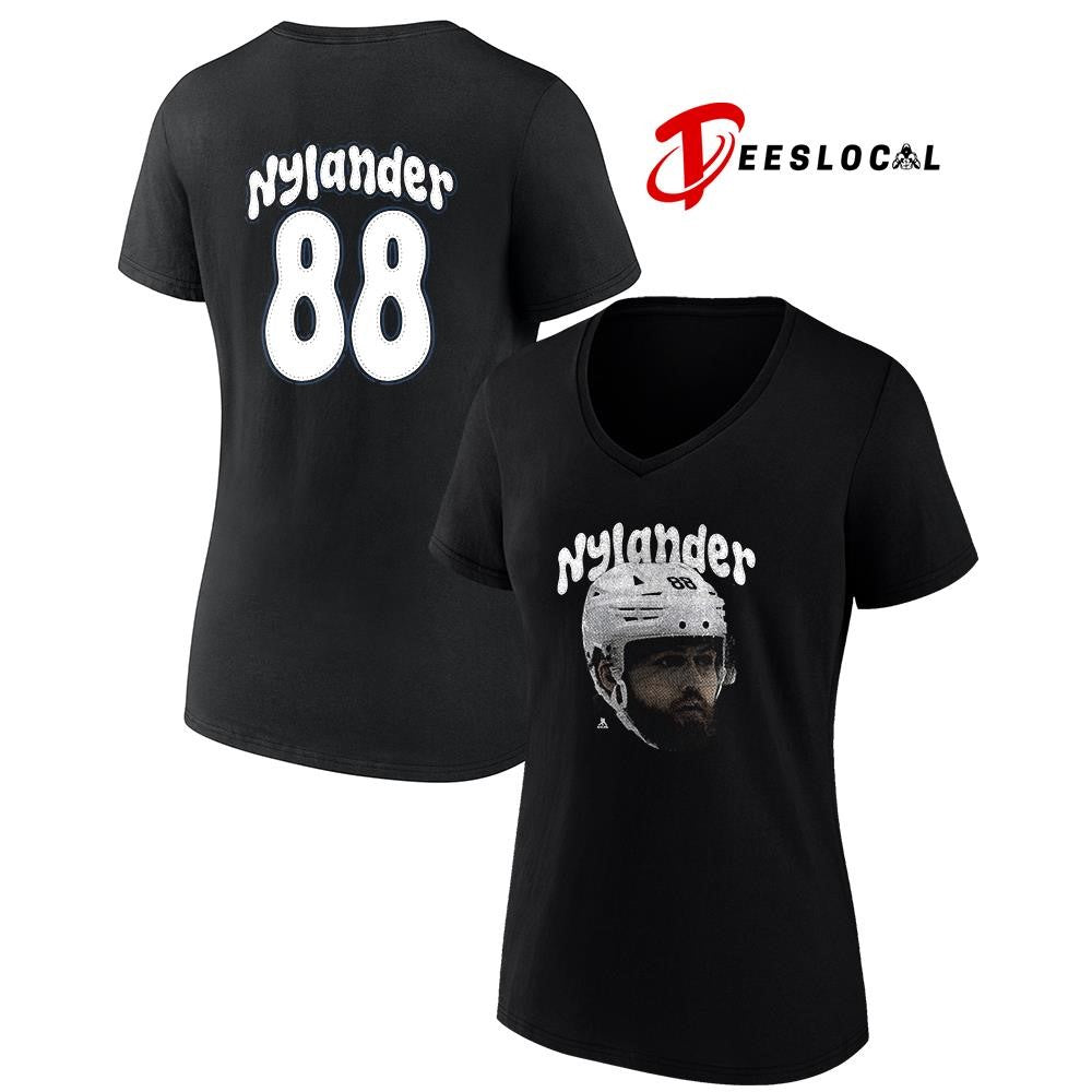 Toronto Maple Leafs William Nylander portrait name and number shirt Unisex