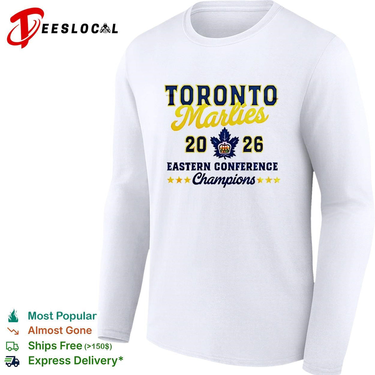 Toronto Marlies 2026 Eastern Conference Champions AHL hockey shirt Unisex