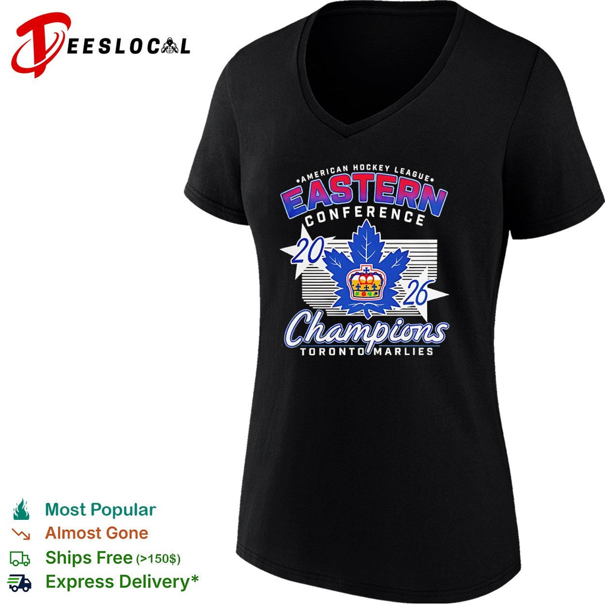 Toronto Marlies 2026 Eastern Conference Champions American Hockey League shirt Unisex