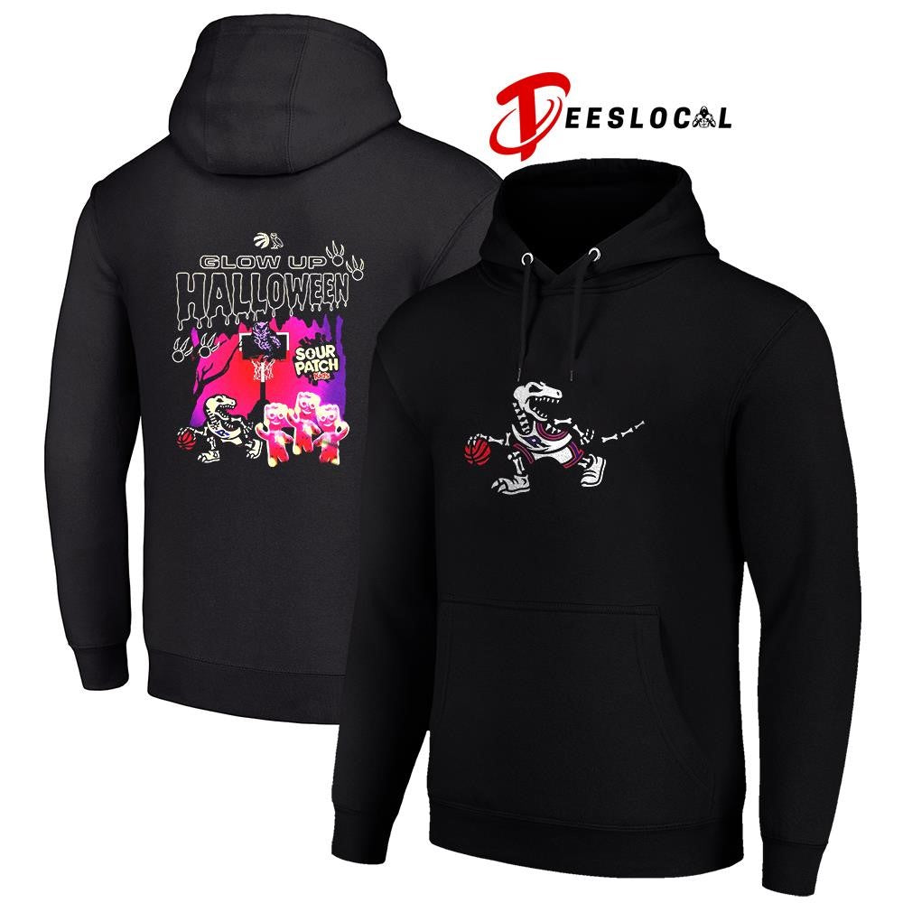 Toronto Raptors x Sour Patch Halloween Glow Up for Spooky season graphic shirt Unisex