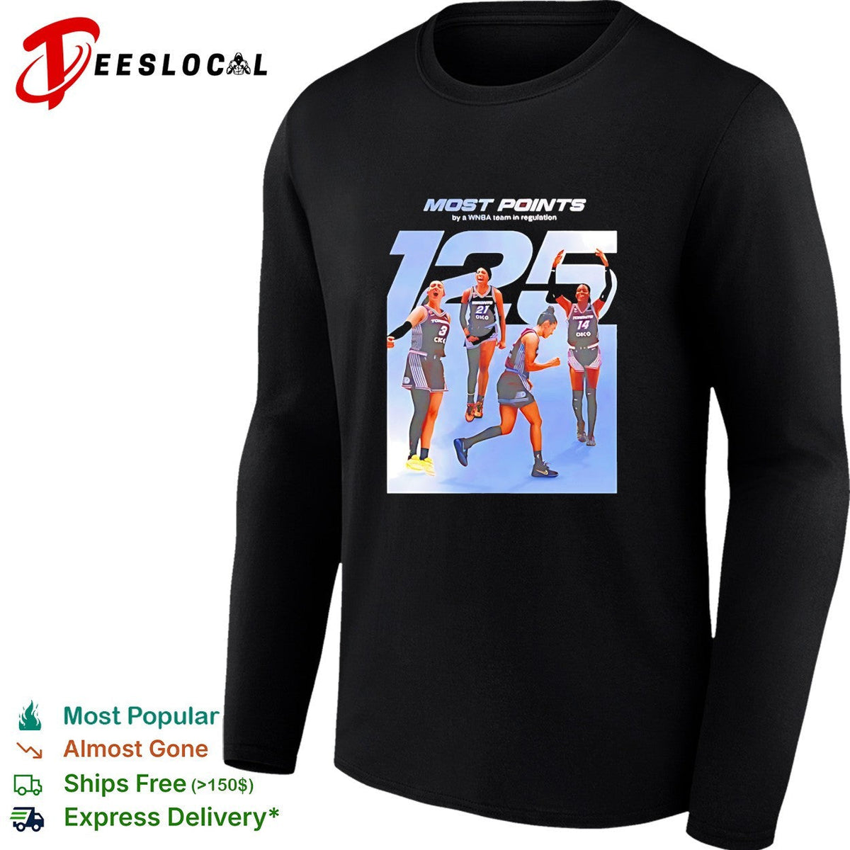 Toronto Tempo WNBA record 125 most points shirt Unisex
