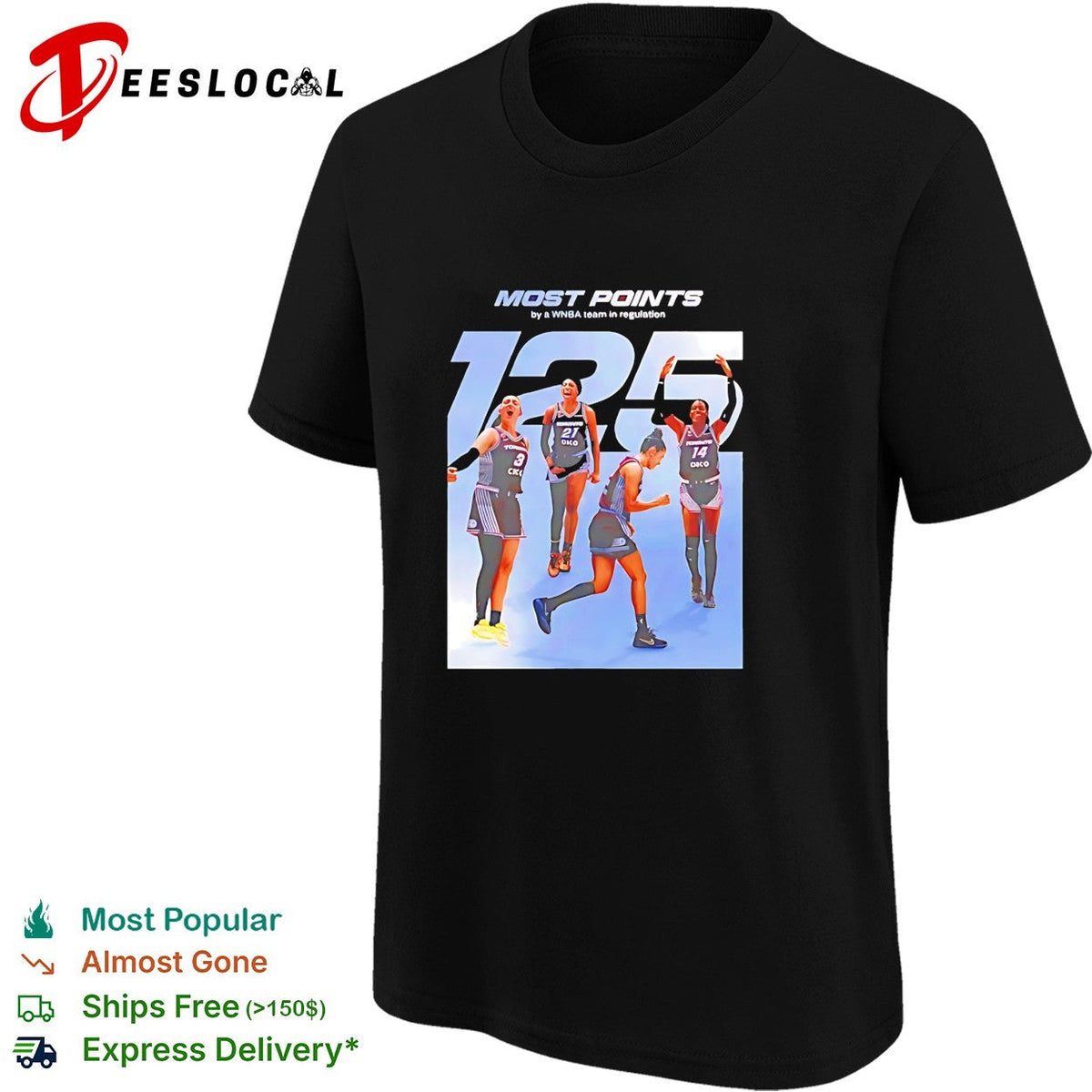 Toronto Tempo WNBA record 125 most points shirt Unisex