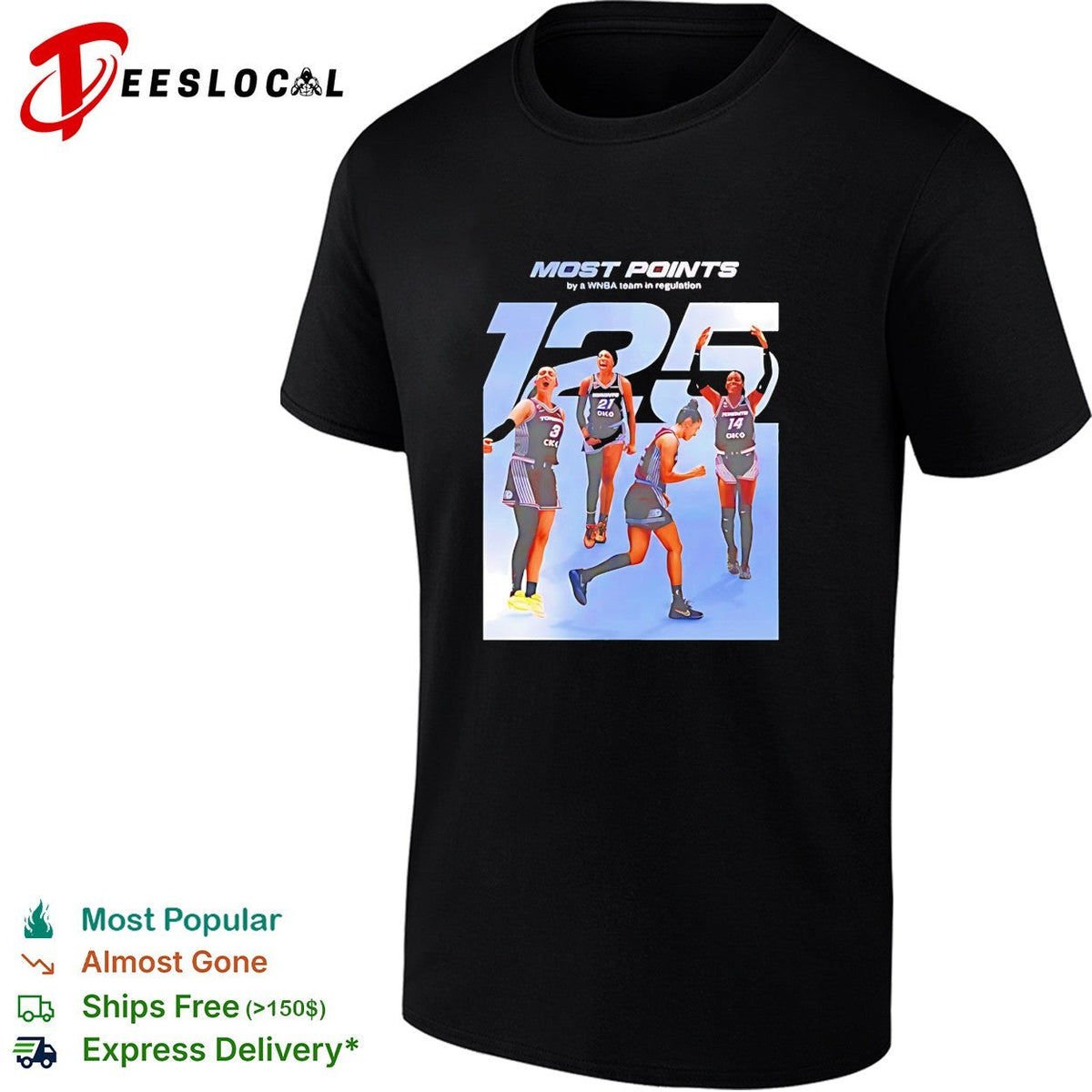 Toronto Tempo WNBA record 125 most points shirt Unisex
