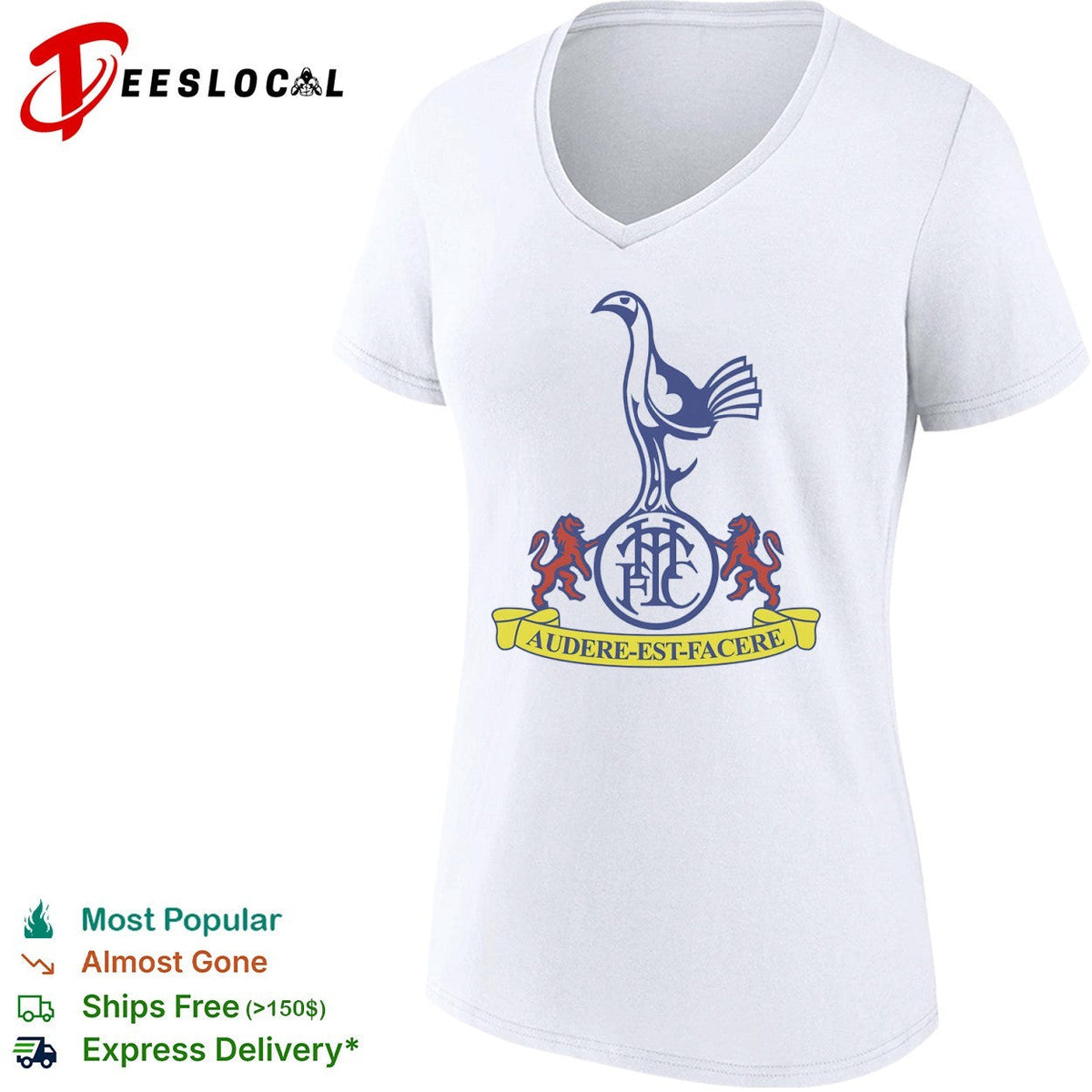 Tottenham Hotspur Football Club Audere Est Facere Monogram Crest Heritage shirt Unisex