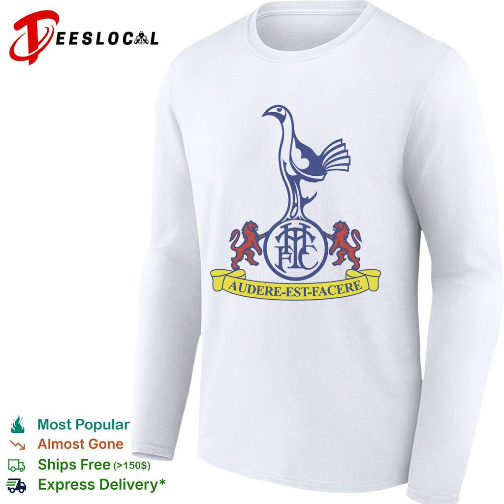 Tottenham Hotspur Football Club Audere Est Facere Monogram Crest Heritage shirt Unisex