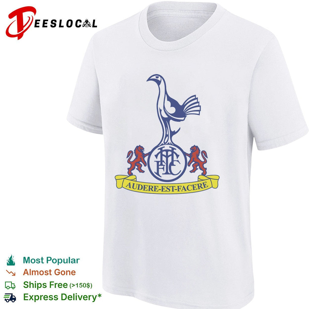 Tottenham Hotspur Football Club Audere Est Facere Monogram Crest Heritage shirt Unisex